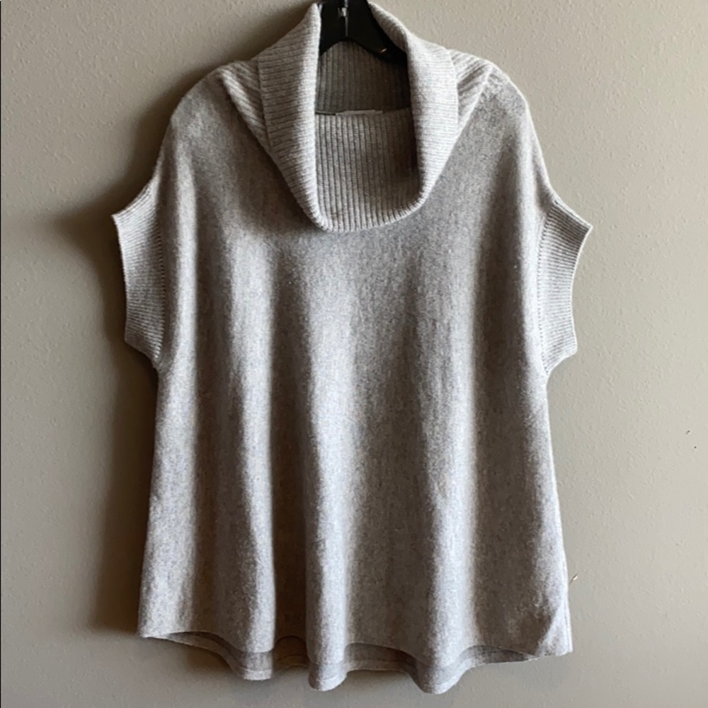 Vince 100% Cashmere Cowlneck Poncho Sweater